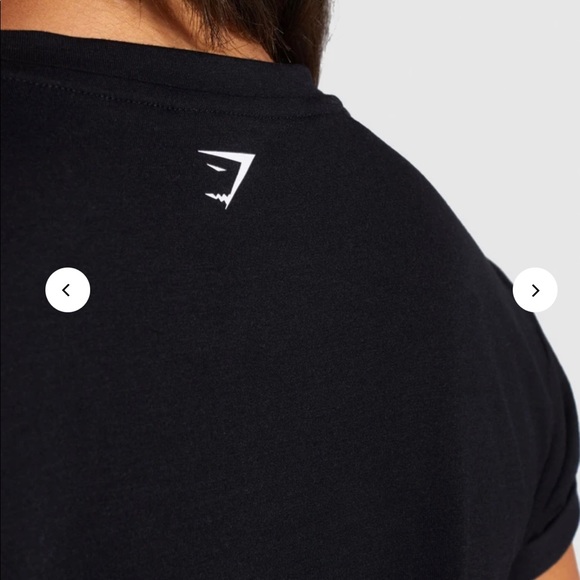 Gymshark black tee shirt XS - Picture 2 of 7